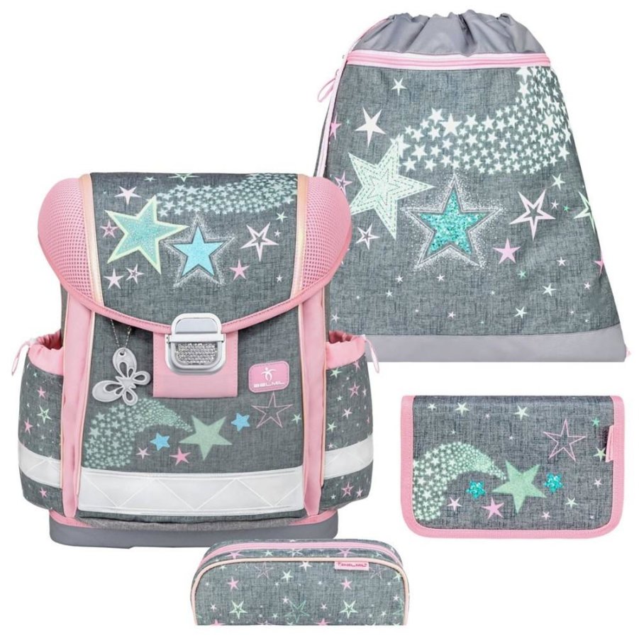 Belmil Schulranzen Set Mädchen Shine Bright (Motiv: Sterne) "Classy", ab 1.Klasse Grundschule Belmil Schulranzen Set Mädchen Shine Bright (Motiv: Sterne) "Classy", ab 1.Klasse Grundschule von Belmil