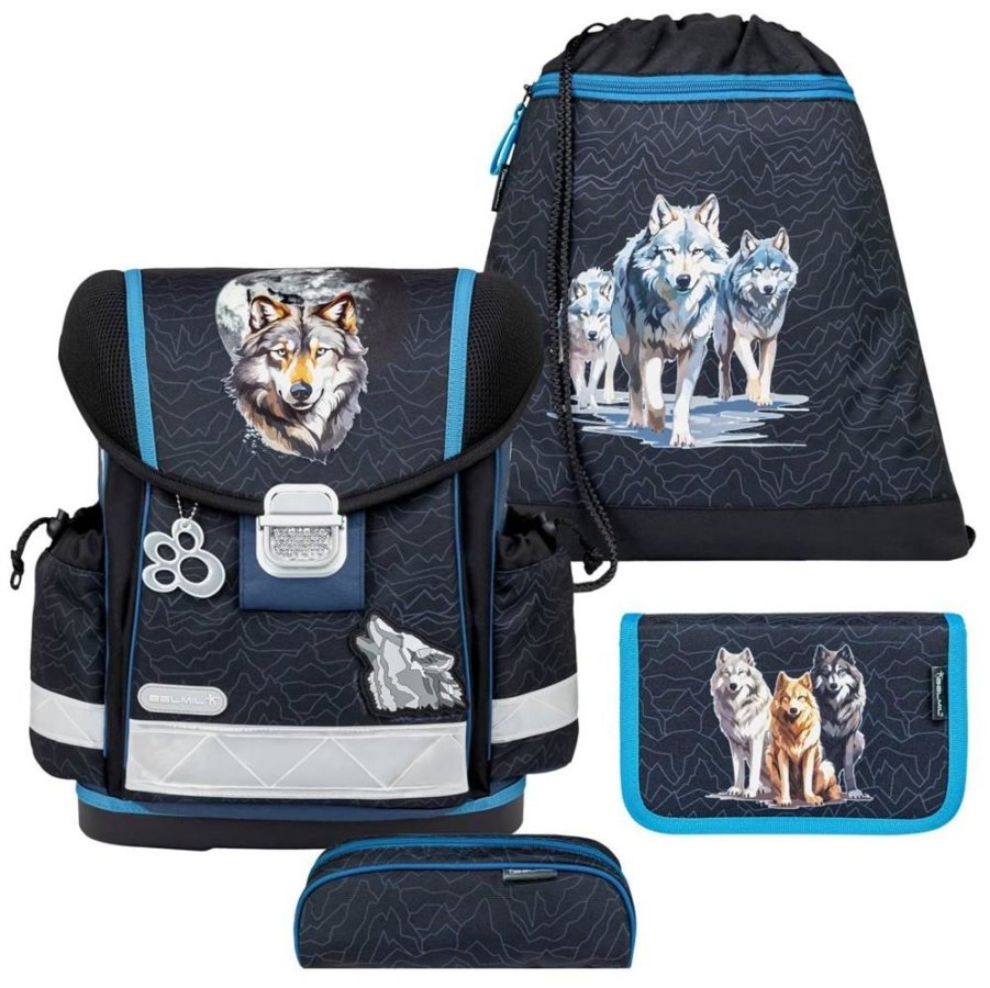 Belmil Schulranzen Set Jungen Wolves Pack (Motiv: Wolf) "Classy", ab 1.Klasse Grundschule Belmil Schulranzen Set Jungen Wolves Pack (Motiv: Wolf) "Classy", ab 1.Klasse Grundschule von Belmil
