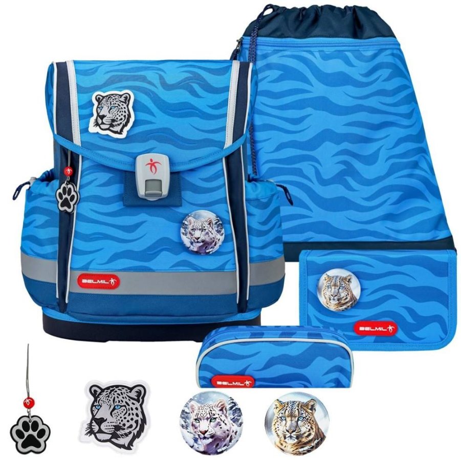 Schulranzen-Set CLASSY-PLUS mit PATCH 5tlg Animal Kingdom Schulranzen-Set CLASSY-PLUS mit PATCH 5tlg Animal Kingdom von Belmil