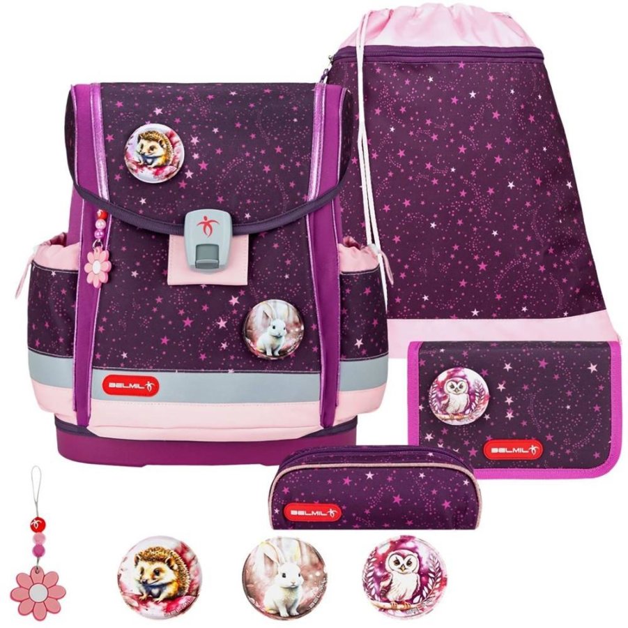 Schulranzen-Set CLASSY-PLUS mit PATCH 5tlg Magical Stars Schulranzen-Set CLASSY-PLUS mit PATCH 5tlg Magical Stars von Belmil
