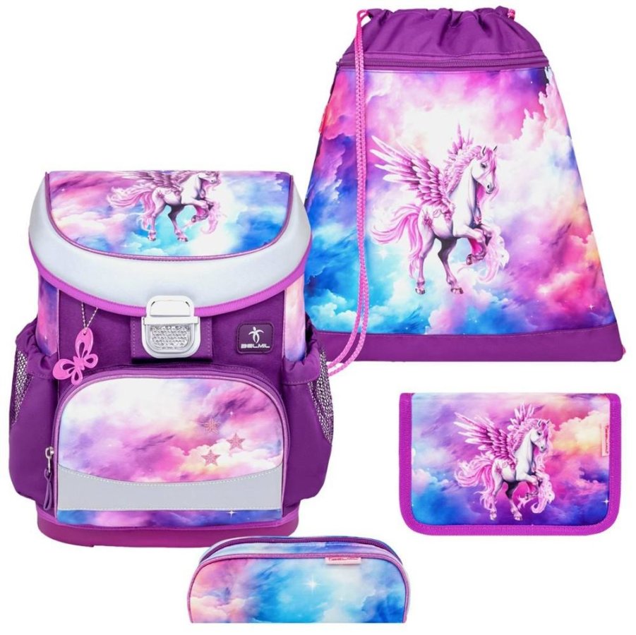 Belmil Schulranzen Set Mädchen Pegasus (Motiv: Pferd) "Mini Fit" für kleinere Kinder, ab 1.Klasse Grundschule Belmil Schulranzen Set Mädchen Pegasus (Motiv: Pferd) "Mini Fit" für kleinere Kinder, ab 1.Klasse Grundschule von Belmil