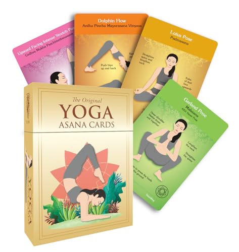Das Original Yoga Asana Karten – Workout-Deck mit über 120 Posen – Sequenzierungsdeck mit Queues und Sanskrit-Namen für Anfänger und Lehrer – Einzigartiges Geschenk für Frauen oder jeden von Belmont