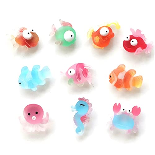 Bemvp 10 Stück Miniatur Ozean Tiere Schleim/Krabben/Seepferdchen Für Kühlschrank Dekor Scrapbooking Kinder Geschenk Unisex-Kinder von Bemvp