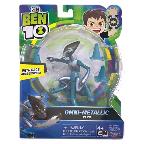 Ben 10 BEN63000 Action Figures Metallic Theme-XLR8, Mehrfarbig, 8 x 3 x 10 cm von Ben 10