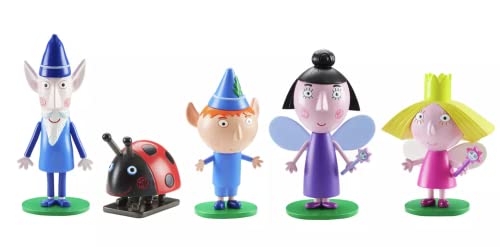 Ben & Holly Sammelfiguren-Set mit 5 Figuren, Ben und Hollys kleines Königreich, weise alte Elfe, Nanny-Pflaume, fantasievolles Spielen von Ben & Holly