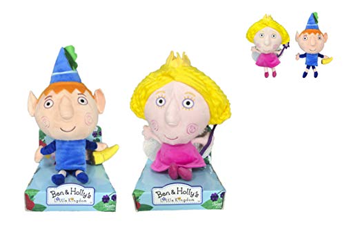 Ben und Holly's kleines Königreich - Ben & Holly Plüschtiere Super Soft Qualität (25CM, Pack Ben & Holly) von Ben & Holly