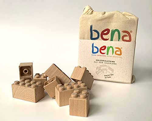 Bena Holzspielsteine 35 Teile Set von Bena