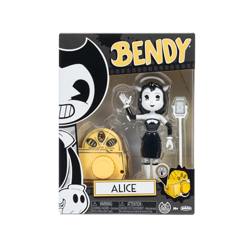 Bendy and the Ink Machine 12,7 cm große Alice mit Mikrofon und Projektor Wave #3 Actionfiguren von Bendy and the Ink Machine