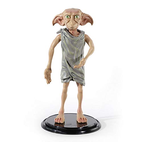 The Noble Collection Bendyfigs Dobby Figure by Officially Licensed 19cm (7.5 inch) Harry Potter Bendable Toys Posable Collectable Doll Figures with Stand - for Kids & Adults von BendyFigs