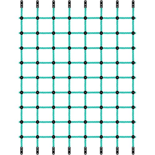 BeneLabel Kletternetz Kinder,Indoor Outdoor Garten Klettergerüst Kinderzimmer Netz Nylonseil Leiter für Spielgeräte, Kinderschaukel, Spielplatz, Baumhaus Hindernisparcours Trainingszubehör,380 x 178cm von BeneLabel