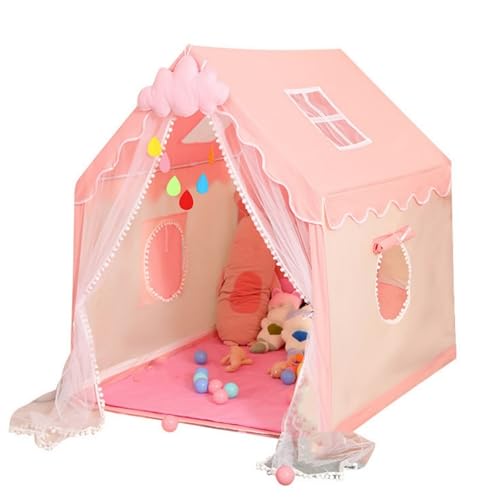 Benebomo Kinderzelt Spielhaus für Innenbereich, Rosa Prinzessinnen-Design, Mädchen Spielzelt für drinnen und draußen Benebomo Kinderzelt Spielhaus für Innenbereich, Rosa Prinzessinnen-Design, Mädchen Spielzelt für drinnen und draußen von Benebomo