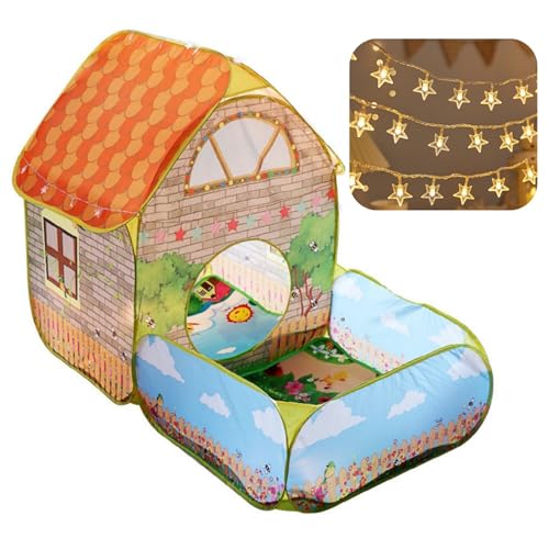 Benebomo Kinderzelt für drinnen, Spielzelt mit Bällebad, Indoor-Spielhaus für Jungen und Mädchen, 160 x 80 x 115 cm Benebomo Kinderzelt für drinnen, Spielzelt mit Bällebad, Indoor-Spielhaus für Jungen und Mädchen, 160 x 80 x 115 cm von Benebomo