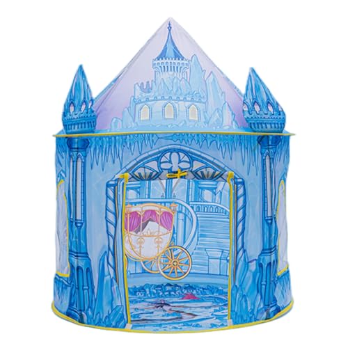 Benebomo Pop-Up-Spielzelt für Kinder, Kinderspielhaus, blaues Eisschloss, Kinderzelthaus für Mädchen und Jungen Benebomo Pop-Up-Spielzelt für Kinder, Kinderspielhaus, blaues Eisschloss, Kinderzelthaus für Mädchen und Jungen von Benebomo