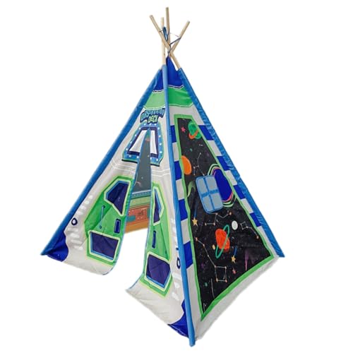 Benebomo Teepee Kinderzelt für drinnen,Tipi Spielzelt Jungen,Zelt Kinderzimmer,Indian Zelt für Kinder,Rakete Zelt Garten Indoor Outdoor,Spielhaus Kinder Indoor Benebomo Teepee Kinderzelt für drinnen,Tipi Spielzelt Jungen,Zelt Kinderzimmer,Indian Zelt für Kinder,Rakete Zelt Garten Indoor Outdoor,Spielhaus Kinder Indoor von Benebomo