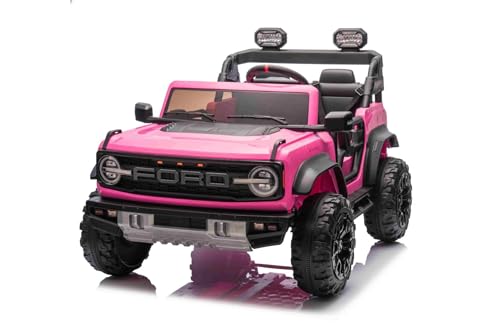 Elektro Kinderauto 2 sitzer F.O.R.D. Bronco XL mit Hinterradantrieb, lizenziert, Rosa, Lithiumbatterie, 2,4-GHz-Fernbedienung, MP3-Player mit USB-Eingang, LED-Leuchten, 2×45W Motor Elektro Kinderauto 2 sitzer F.O.R.D. Bronco XL mit Hinterradantrieb, lizenziert, Rosa, Lithiumbatterie, 2,4-GHz-Fernbedienung, MP3-Player mit USB-Eingang, LED-Leuchten, 2×45W Motor von Beneo