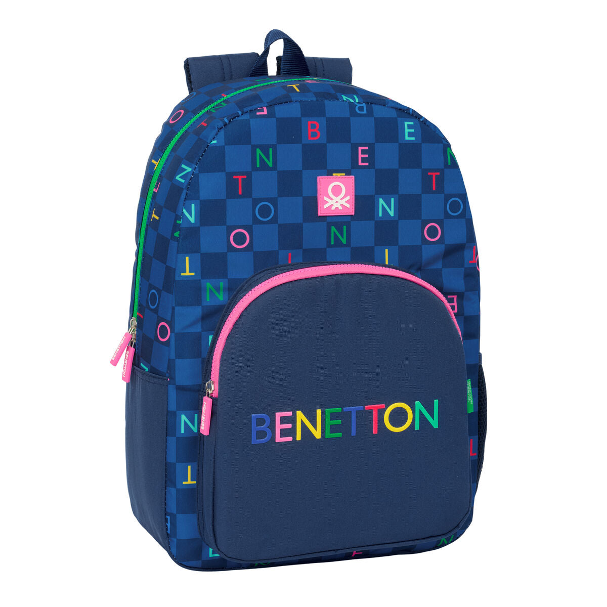Schulrucksack Benetton Damero Marineblau 30 x 46 x 14 cm Schulrucksack Benetton Damero Marineblau 30 x 46 x 14 cm von Benetton