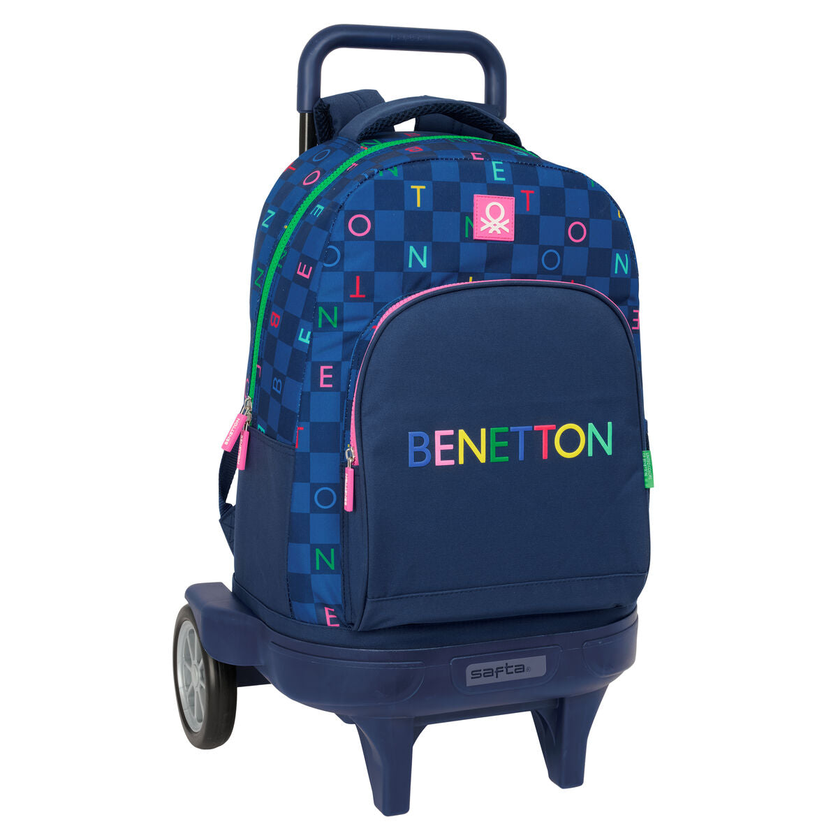 Schulrucksack Benetton Damero Marineblau 33 x 45 x 22 cm Schulrucksack Benetton Damero Marineblau 33 x 45 x 22 cm von Benetton