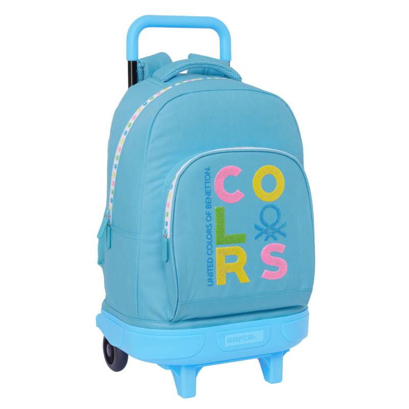 Schulrucksack Benetton Spring Himmelsblau 33 x 45 x 22 cm von Benetton