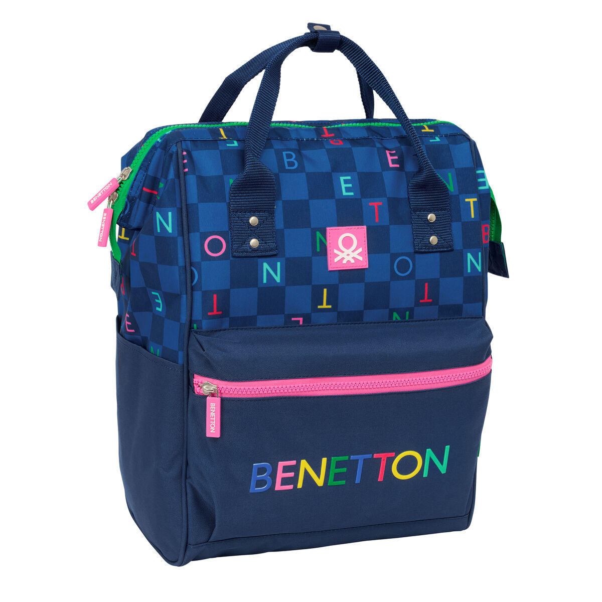 Schulrucksack Benetton benetton Marineblau 27 x 40 x 19 cm Schulrucksack Benetton benetton Marineblau 27 x 40 x 19 cm von Benetton