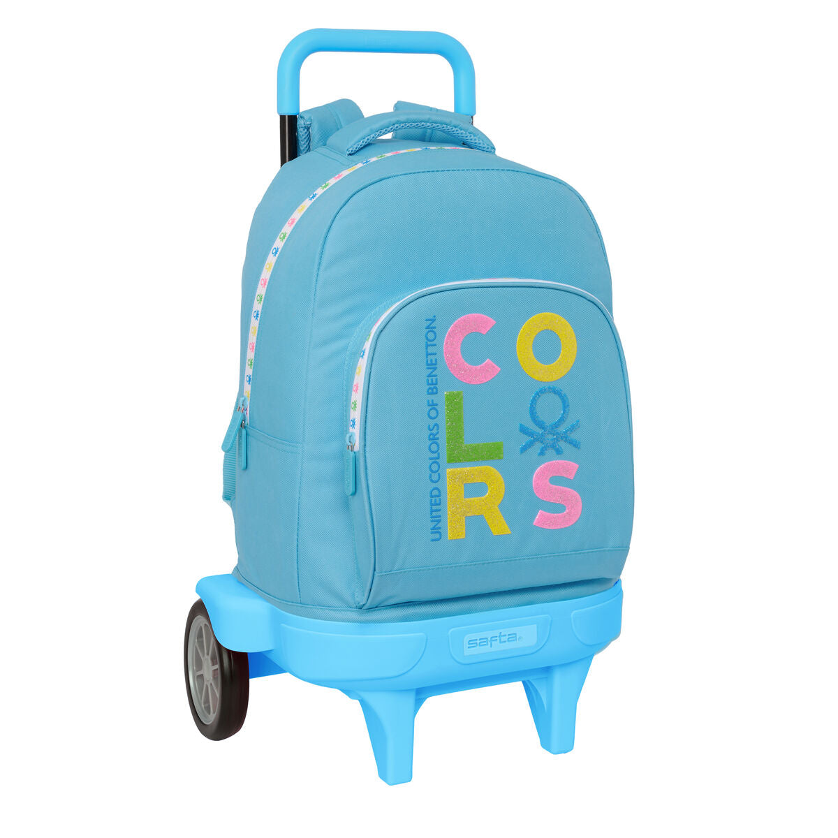 Schulrucksack mit Rädern Benetton Spring Himmelsblau 33 X 45 X 22 cm Schulrucksack mit Rädern Benetton Spring Himmelsblau 33 X 45 X 22 cm von Benetton