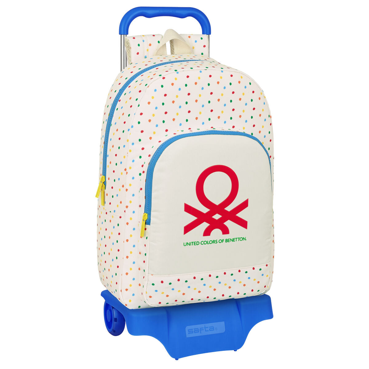 Schulrucksack mit Rädern Benetton Topitos (30 x 46 x 14 cm) von Benetton