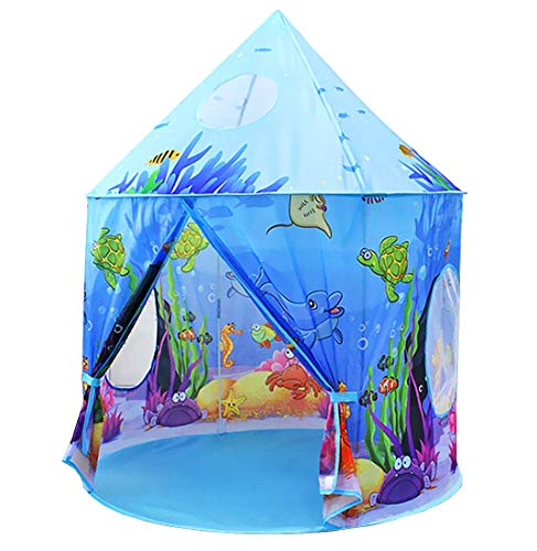 Benebomo Kinderzelt, Blau, Ozean, Spielzelt für Jungen und Mädchen, Zelt Kinderzimmer, Geburtstags- und Feriengeschenke für Kinder Benebomo Kinderzelt, Blau, Ozean, Spielzelt für Jungen und Mädchen, Zelt Kinderzimmer, Geburtstags- und Feriengeschenke für Kinder von Benebomo