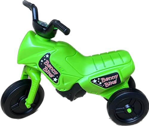 Benny Bike Rutschmotorrad Mini grün/schwarz für drinnen und draußen, für Kinder ab 1 Jahr von Benny Bike