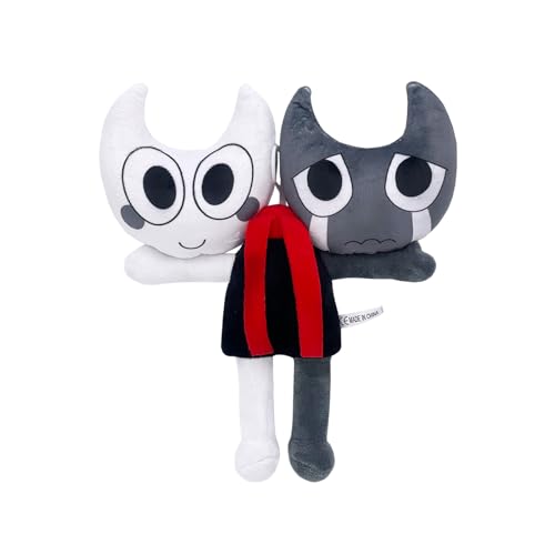 Benolls Dandy's World Plush - 12'' Pillow Stuffed Doll for Kids and Adults, Halloween Christmas Birthday Choice for Boys Girls (Grey White) von Benolls