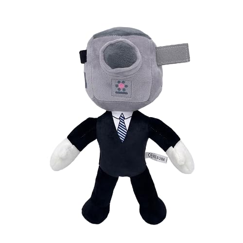 Benolls Skibidi Toilet Plush Toy,Skibidi Toilet Titan Speakerman Plüsch, Titan Tv Man Stuffed Toys,Soft Comfortable Filled Skibidi Toilet Plush Spielzeug Geschenk für Kinder(Cameraman) von Benolls