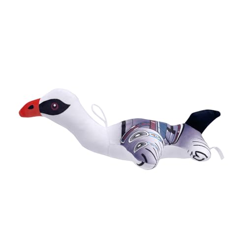 Benolls Tung Tung Tung Sahur Plush,2025 New Tralalero Tralala Plushish,Italian Brainrot Stuffed Figure Pillow Gift for Fans (White) von Benolls