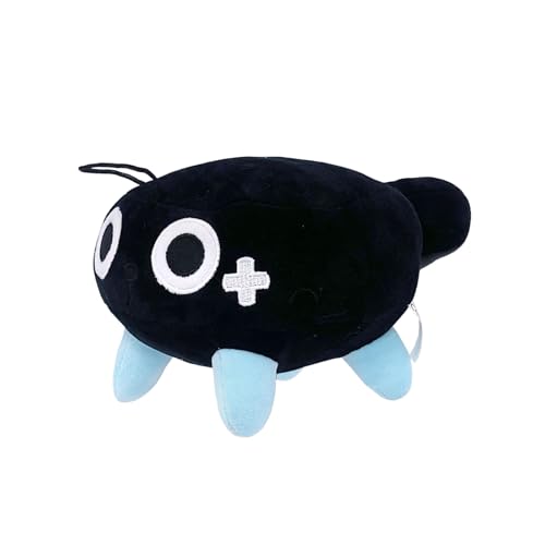 Dandy's World Plush - 10'' Pebble Plush Toy, Pillow Home Stuffed Doll for Kids and Adults, Halloween Christmas Birthday Choice for Boys Girls (Black Pebble) von Benolls