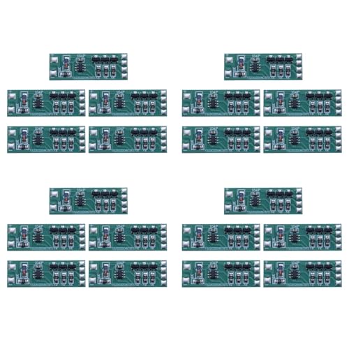 Benssey 20 Stück 3-12 V Blinkendes LED-Lichtmodul, Rot, Blau, Paar, Blinkend, Geeignet für Auto-Modell, Fahrrad, Elektrofahrzeug, Sicherheitslicht. von Benssey