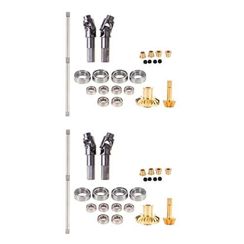 Benssey 2X für B-1 B-14 B-24 B24 C14 C-14 Metall Antriebswelle Zahn Rad Brücke Vorder Achse Voll Metall Kit von Benssey