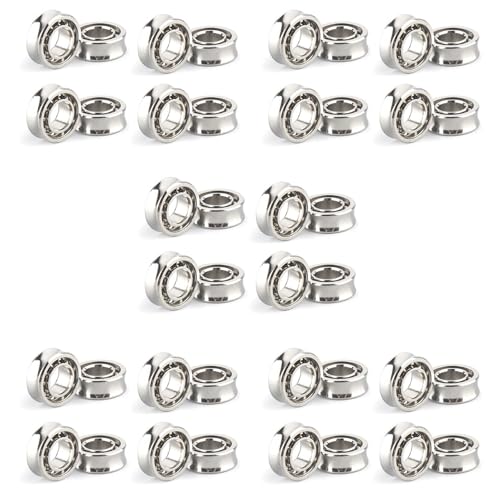 Benssey 40 StüCk Stahl R188 KK Lager, GeschwindigkeitsabhäNgige Kugellager Aus Chromstahl mit Kohlenstoffgehalt, R188 U-Nut für Yo-Yo-Modelle Benssey 40 StüCk Stahl R188 KK Lager, GeschwindigkeitsabhäNgige Kugellager Aus Chromstahl mit Kohlenstoffgehalt, R188 U-Nut für Yo-Yo-Modelle von Benssey