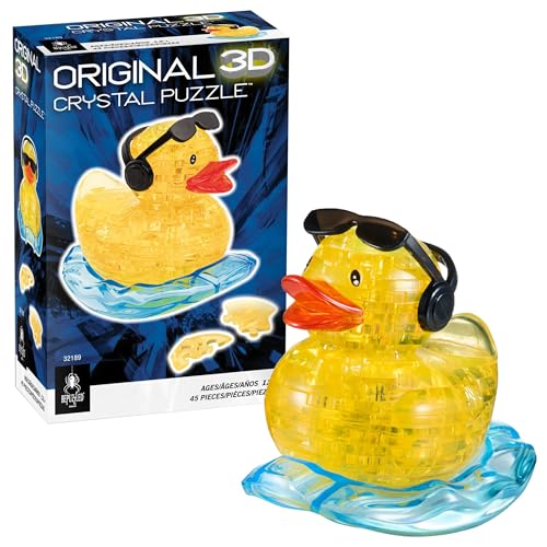 BePuzzled Yellow Rock'n Duck Standard Original 3D-Kristall-Puzzle, perfekt für Puzzler ab 12 Jahren, anspruchsvoll zu vervollständigen und schön zu präsentieren, sammeln Sie sie alle BePuzzled Yellow Rock'n Duck Standard Original 3D-Kristall-Puzzle, perfekt für Puzzler ab 12 Jahren, anspruchsvoll zu vervollständigen und schön zu präsentieren, sammeln Sie sie alle von Bepuzzled
