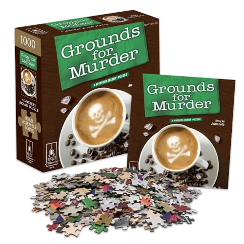 Bepuzzled 33116 Klassisches Mystery-Puzzle – Grounds for Murder, 1000 von Murder Mystery Party