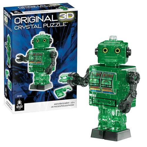 Bepuzzled Green Tin Robot Standard Original 3D-Kristall-Puzzle, perfekt für Puzzler ab 12 Jahren, herausfordernd zu vervollständigen und schön zu präsentieren, sammeln Sie sie alle Bepuzzled Green Tin Robot Standard Original 3D-Kristall-Puzzle, perfekt für Puzzler ab 12 Jahren, herausfordernd zu vervollständigen und schön zu präsentieren, sammeln Sie sie alle von Bepuzzled