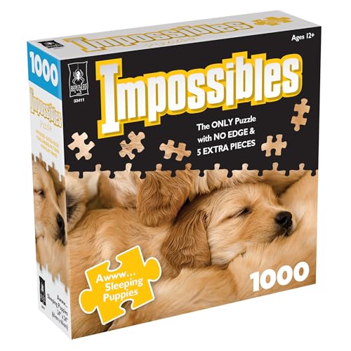 Impossibles Puzzle Sleeping Puppies von Bepuzzled