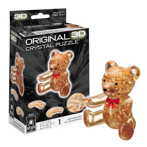 Original 3D Crystal Puzzle - Teddy Bear by Bepuzzled von Bepuzzled