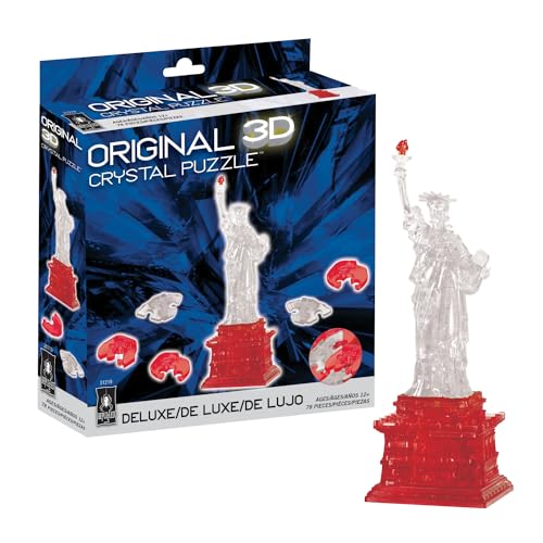 Bepuzzled Original 3D-Kristall-Puzzle, Freiheitsstatue, Deluxe-3D-Kristall-Puzzle, ab 12 Jahren von Bepuzzled