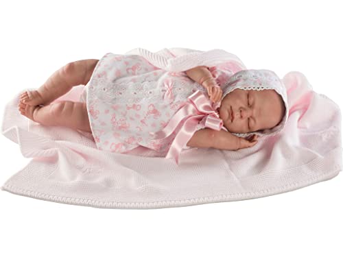 Berbesa 5302 Art.Code-5302 Reborn Softbody Vinyl-Puppe, Höhe-52 cm, Mehrfarbig von Berbesa