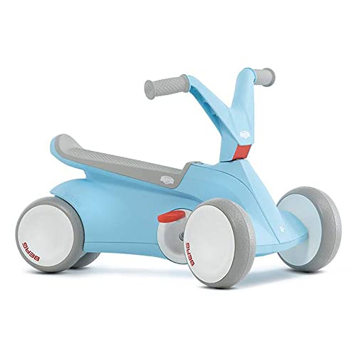 BERG GO² 2in1 Rutschauto | Rutscher und Laufrad, Kinderrutscher, Kinderauto mit Ausklappbare Pedale, Pedal-Gokart Blau von Berg