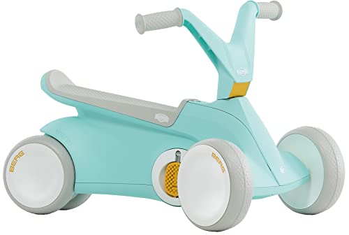 BERG GO² 2in1 Rutschauto | Rutscher und Laufrad, Kinderrutscher, Kinderauto mit Ausklappbare Pedale, Pedal-Gokart Mint von Berg