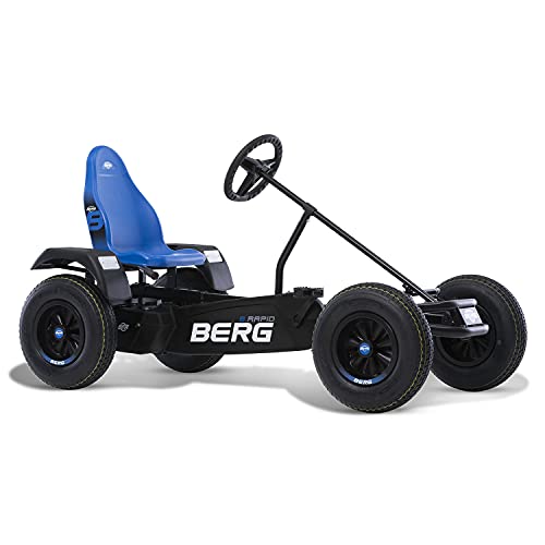 BERG Gokart mit XL-frame Extra Blue | Kinderfahrzeug, Tretauto mit verstellbarer Sitz, Mit Freilauf, Kinderspielzeug geeignet für Kinder im Alter ab 5 Jahren von Berg