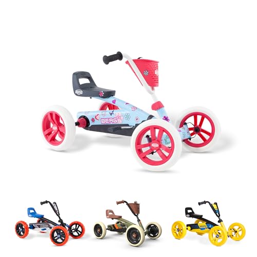 BERG Buzzy Bloom Pedal Gokart, Kinderfahrzeug, Tretauto, Kinderspielzeug, Hohe Sicherheid und Stabilität, Kettcar ab 2 Jahre von Berg