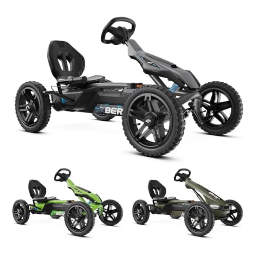 BERG Rally DRT Gokart, Tretfahrzeug, Kinderspielzeug geeignet für Kinder ab 4 Jahre, mit 3 Gängen, Off-Road Federn, Schwarz BERG Rally DRT Gokart, Tretfahrzeug, Kinderspielzeug geeignet für Kinder ab 4 Jahre, mit 3 Gängen, Off-Road Federn, Schwarz von Berg