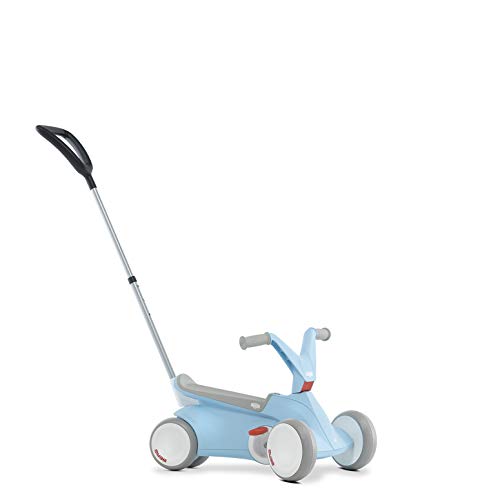 Berg 16.50.00.00 Schubstange, Für alle GO² Modelle, Höhenverstellbar, 120-140 cm, XS, Silber/Schwarz von Berg