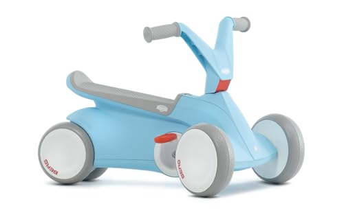 Berg GO² 2in1 Rutschauto, Rutscher & Laufrad, Kinderrutscher, Kinderauto mit Ausklappbare Pedale, Kinderspielzeug für Kinder von 10 Monaten (Blue) von Berg