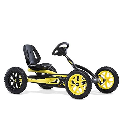 BERG Buddy Cross Pedal GoKart | Kinderfahrzeug, Tretfahrzeug mit hohem Sicherheitstandard, Luftreifen und Freilauf, Kinderspielzeug geeignet für Kinder im Alter von 3-8 Jahren von Berg