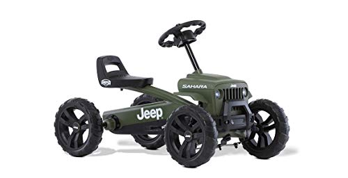 Berg Pedal-Gokart Buzzy Jeep Sahara | Kinderfahrzeug, Tretauto, Sicherheit und Stabilität, Kinderspielzeug geeignet für Kinder im Alter von 2-5 Jahren von Berg